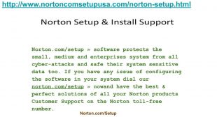 Setup Norton-|Support for Norton.com/Setup USA