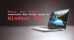 How to Fix Unmountable Boot Volume issues on Windows 10? – Office Setup