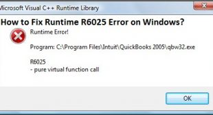 How to Fix Runtime R6025 Error on Windows? – Norton Setup