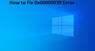 How to Fix 0x00000039 Error – Norton Setup