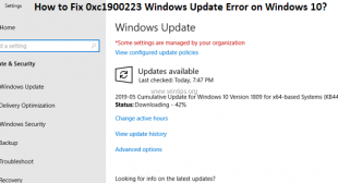 How to Fix 0xc1900223 Windows Update Error on Windows 10? – norton.com/setup