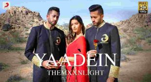 Yaadein Lyrics in English – THEMXXNLIGHT | Manasvi Mamgai