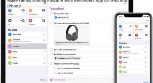 Make Family Sharing Possible With Reminders App On iPad And iPhone