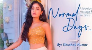 Normal Days Lyrics – Khushali Kumar
