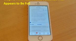 Ways to Fix If Your iPhone Voicemail That Appears to Be Full – Wow Directory