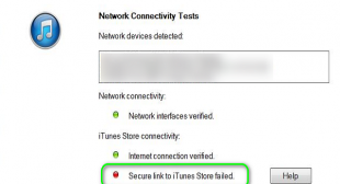 Fix: “Secure Link to iTunes Store Failed”