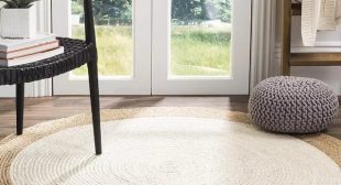 Rectangle Carpets | Hand Woven Jute & Cotton Chindi Carpet | Contemporary Carpet | Centre Table Carpet | Easy to Wash Carpet & Custom Sizes