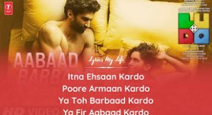 Aabaad Barbaad Lyrics.❣️