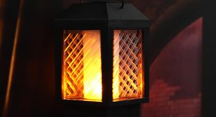 Best Solar Flame Lamp for Outdoor Garden with Aesthetical Appeal