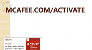Mcafee.com/activate – Download, install and McAfee activate key