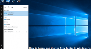 How to Access and Use the Sync Center in Windows 10?