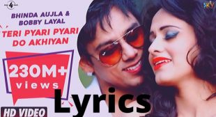 Teri Pyari Pyari Do Akhiyan [तेरी प्यारी प्यारी दो अखियाँ] Lyrics in Hindi