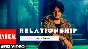 Relationship Lyrics In English | Hapee Boparai | Silver Coin | Daljit Chitti | Latest Punjabi Song