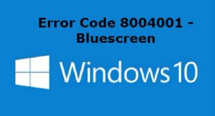 How to Fix the Blue Screen Error Code 80004001