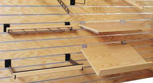 Retail Slatwall display fixture