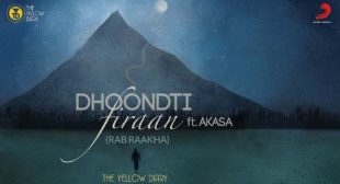 Lyrics of Dhoondti Firaan Song