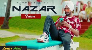 Nazar Song Lyrics in Punjabi| Nazar lyrics Ravneet Singh