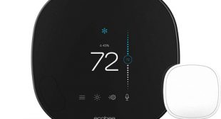 Ecobee SmartThermostat with Voice Control, SmartSensor Included, Alexa Built-In