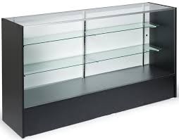 Different variety of tempered glass display shelving in Canada