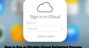 How to Use or Disable iCloud Optimized Storage Space on Mac?