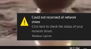 How to Fix “Could not Reconnect All Network Drives” Error?